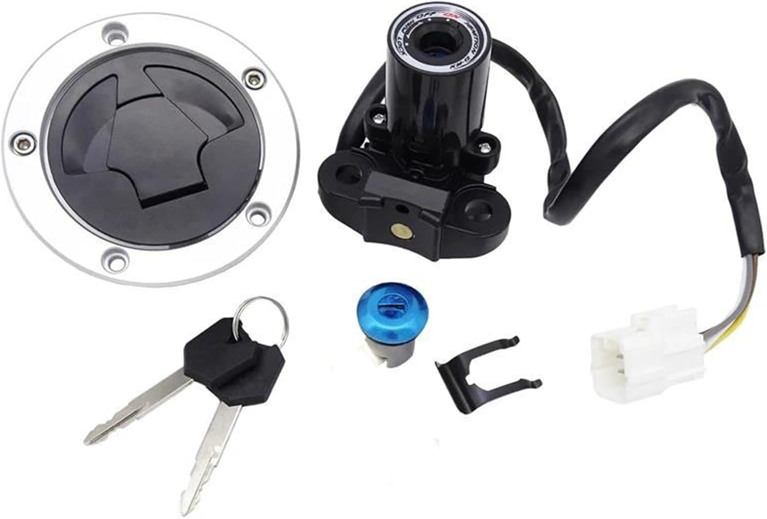 カワサキ 忍者 ZX6R ZX-6R ZX 6R 2013-2018 用 キー付き オートバイ